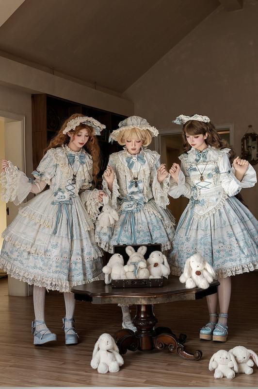 Showa Doll Garden Plus Size Friendly Classic Lolita Dress and Blouse
