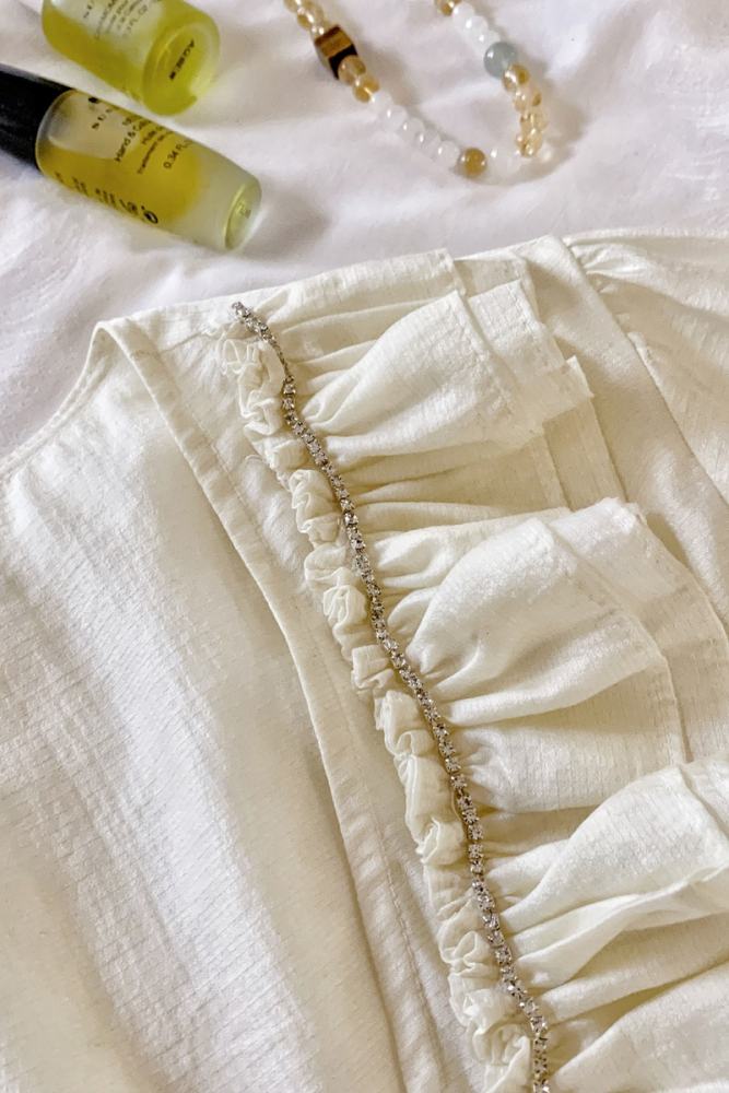 Hard Candy French Vacation Spaghetti Strap Purple Dress and Outerwear Top