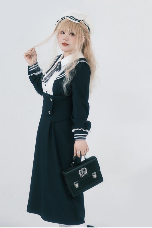 Hard Candy Plus Size Collegiate Style Fake Two Piece Dress