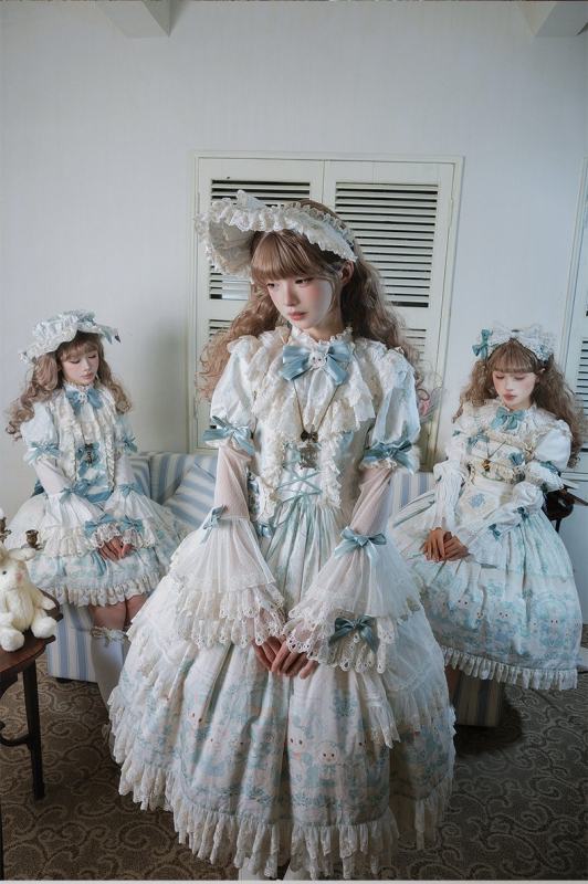 Showa Doll Garden Plus Size Friendly Classic Lolita Dress and Blouse