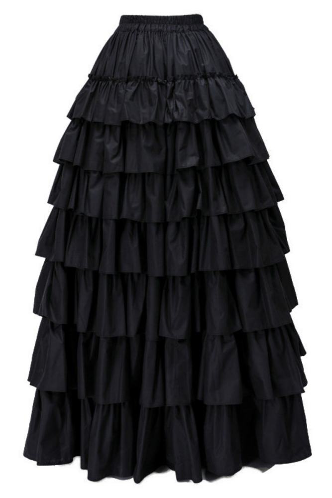 Lace Garden Miss Hepburn Retro Velvet Coat and Multi Layered Skirt