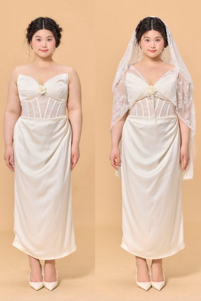 Magic Encounter Strap Fish Bone Creamy White Formal Dresses for Women