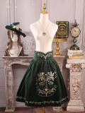 The Splendor of Gold&Siliver Tree Classic Embroidery Lolita Skirt, Jumper Dress, Vest and Cape