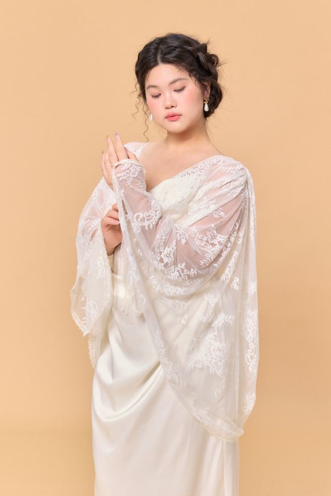 Magic Encounter Strap Fish Bone Creamy White Formal Dresses for Women