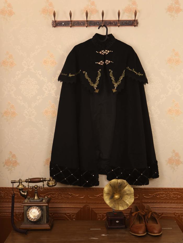 The Splendor of Gold&Siliver Tree Classic Embroidery Lolita Skirt, Jumper Dress, Vest and Cape