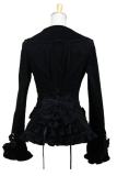 Lace Garden Miss Hepburn Retro Velvet Coat and Multi Layered Skirt