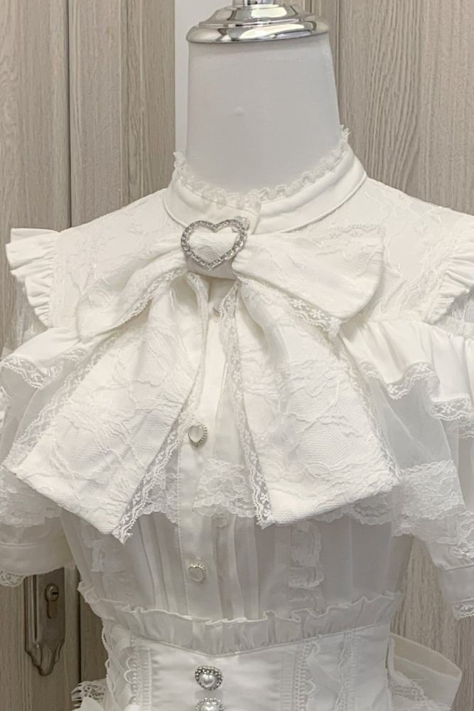 Virtual Paradise Japanese Lacework Blouse Jirai Kei Fashion