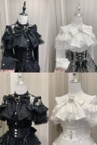 Virtual Paradise Japanese Lacework Blouse Jirai Kei Fashion