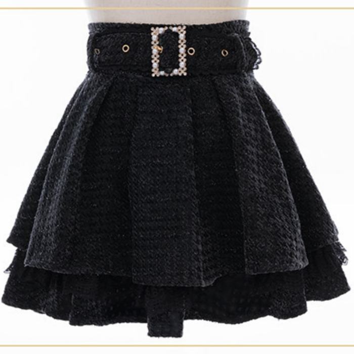 Fluffy Heart Japanese Sugar Pink Skirt Jirai Kei Clothes