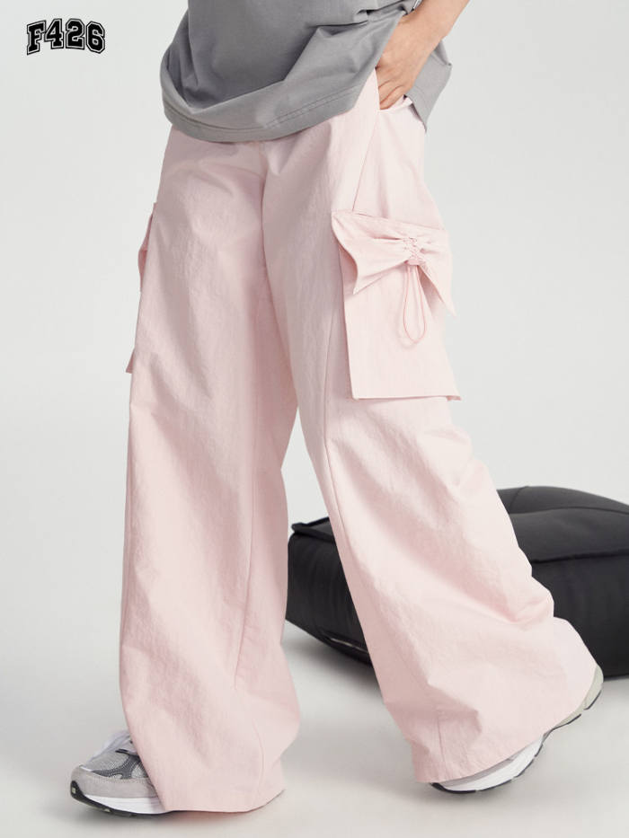 F426 Official 〜 Ribbon Accent Baggy Cargo Pants 〜 Unisex Streetwear
