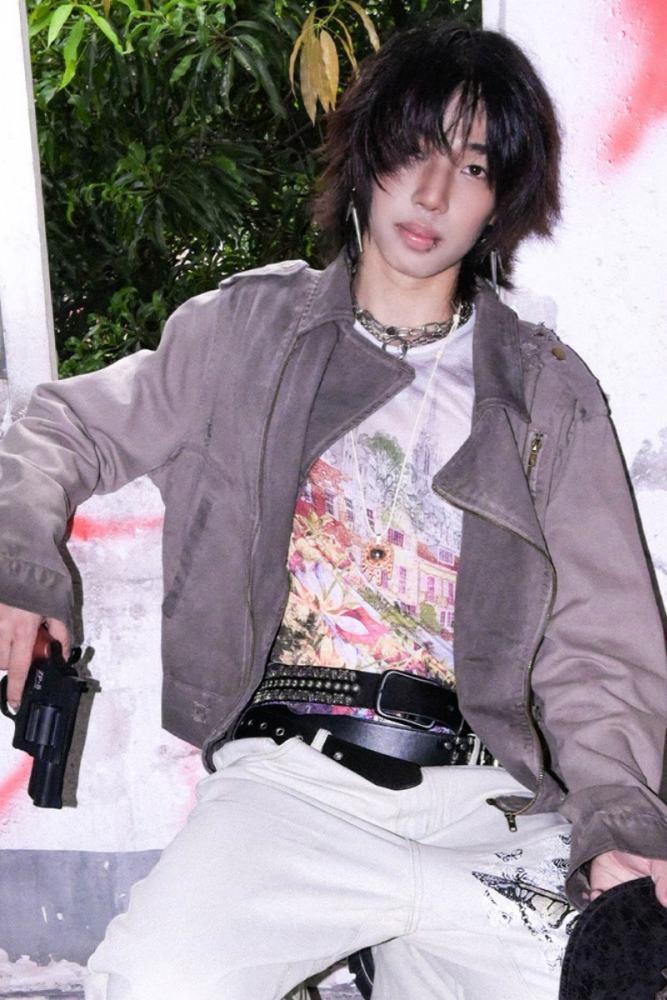 Bizzcut Club Punk Subculture Retro Grey Jacket Jirai Kei Fashion