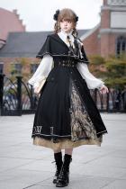 The Night Patrol Bell Classic Lolita Skirt, Blouse and Coat