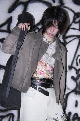 Bizzcut Club Punk Subculture Retro Grey Jacket Jirai Kei Fashion