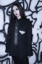 Bizzcut Club ~Dark Gothic Unisex~ Jirai Kei Long Sleeve Blouse~