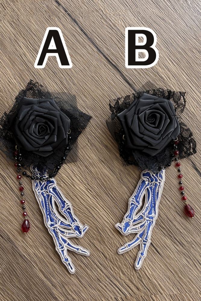 Miss Point ~Moonlight Return~ Gothic Lolita~ Hat Brooch and Tailing