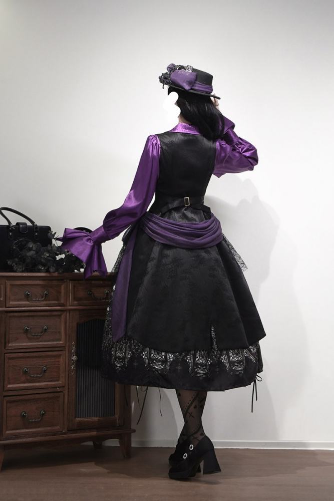 Miss Point ~Moonlight Return~ Gothic Lolita~ Slim Blouse and Skirt