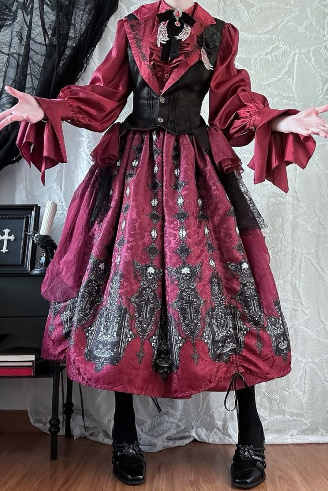 Miss Point ~Moonlight Return~ Gothic Lolita~ Slim Blouse and Skirt