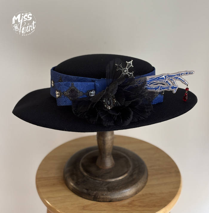 Miss Point ~Moonlight Return~ Gothic Lolita~ Hat Brooch and Tailing