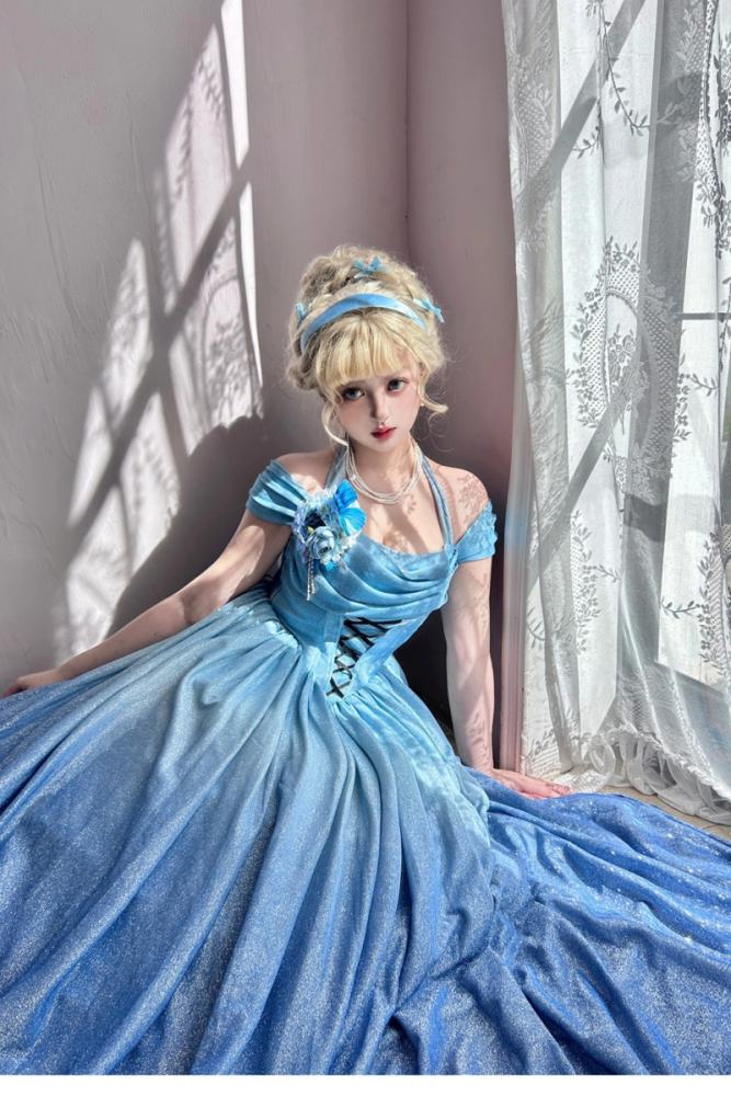 Rose Ruins Floor Length Sweet Formal Dress