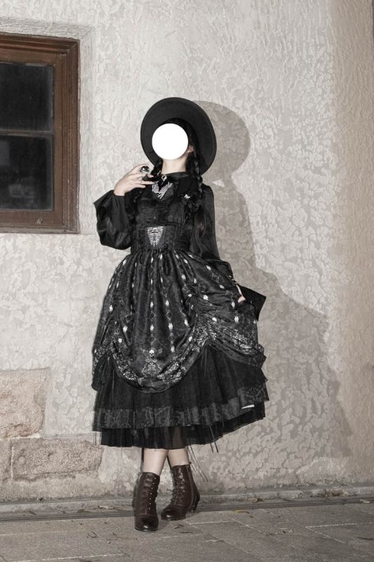 Miss Point ~Moonlight Return~ Gothic Lolita~ Slim Blouse and Skirt
