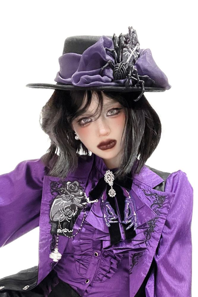 Miss Point ~Moonlight Return~ Gothic Lolita~ Hat Brooch and Tailing