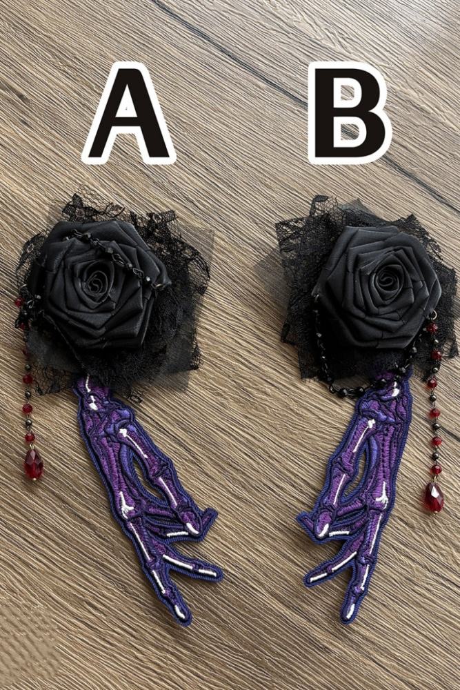 Miss Point ~Moonlight Return~ Gothic Lolita~ Hat Brooch and Tailing