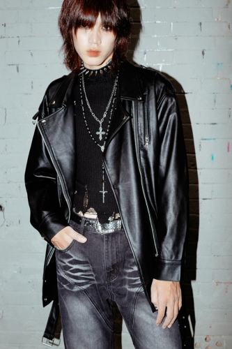 Bizzcut Club Dark Singer ~Punk Rock~ Jirai Kei Jacket~