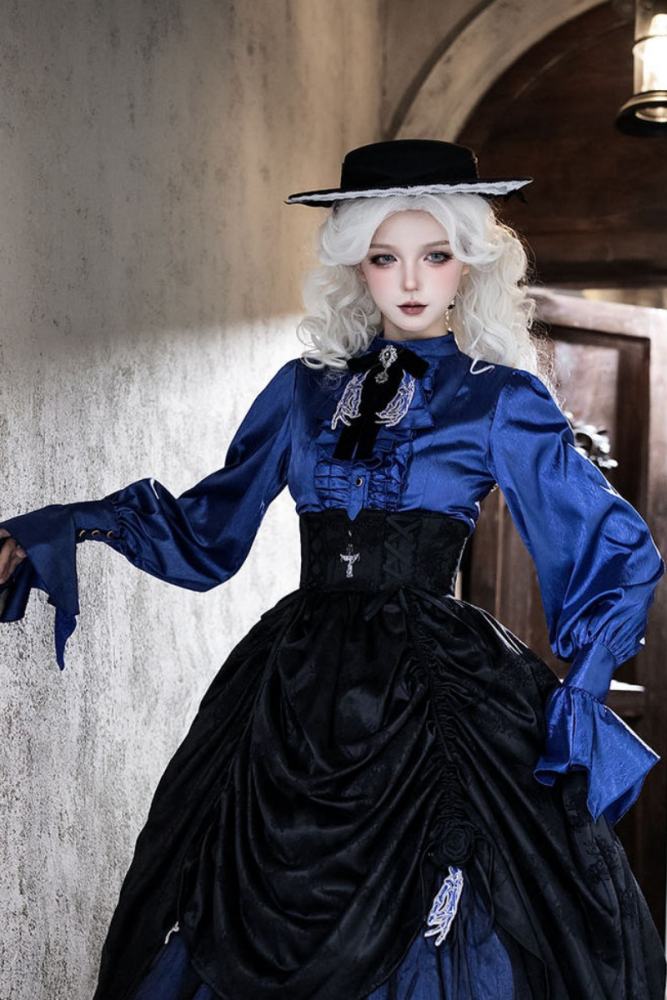 Miss Point ~Moonlight Return~ Gothic Lolita~ Slim Blouse and Skirt