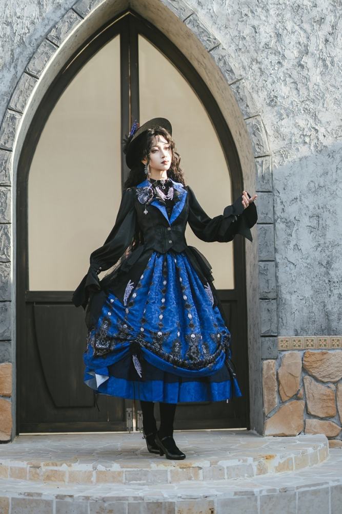 Miss Point ~Moonlight Return~ Gothic Lolita~ Slim Blouse and Skirt