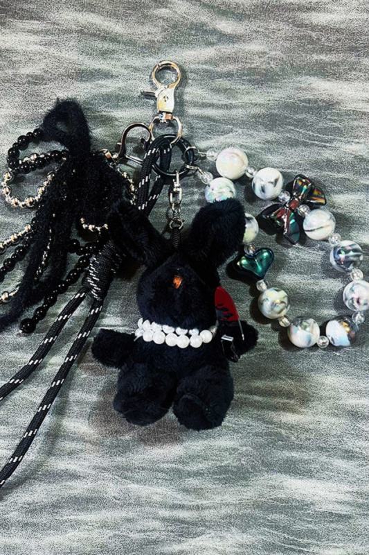 Bizzcut Club Punk Rock ~Rabbit Spider~ Jirai Kei Keychain Pendant