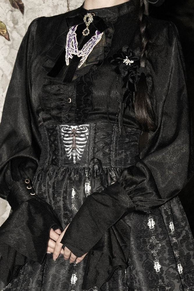 Miss Point ~Moonlight Return~ Gothic Lolita~ Slim Blouse and Skirt