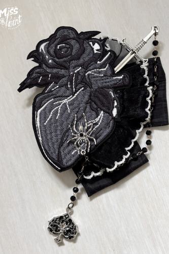 Miss Point ~Moonlight Return~ Gothic Lolita~ Hat Brooch and Tailing