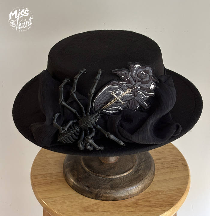 Miss Point ~Moonlight Return~ Gothic Lolita~ Hat Brooch and Tailing