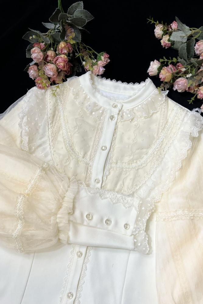 ~Pride and Prejudice~ Lolita Leg-of-mutton Sleeves Blouse