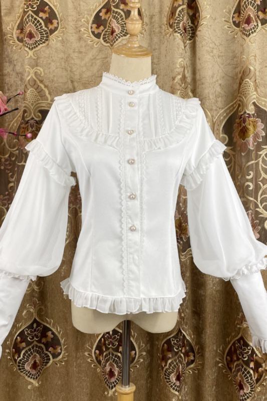 ~Pride and Prejudice~ Lolita Leg-of-mutton Sleeves Blouse