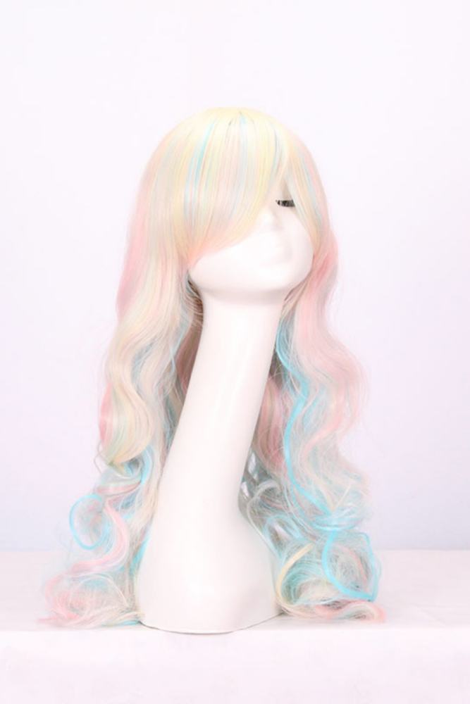 Lovely Multicolor Highlighted Lolita Long Curls Wig