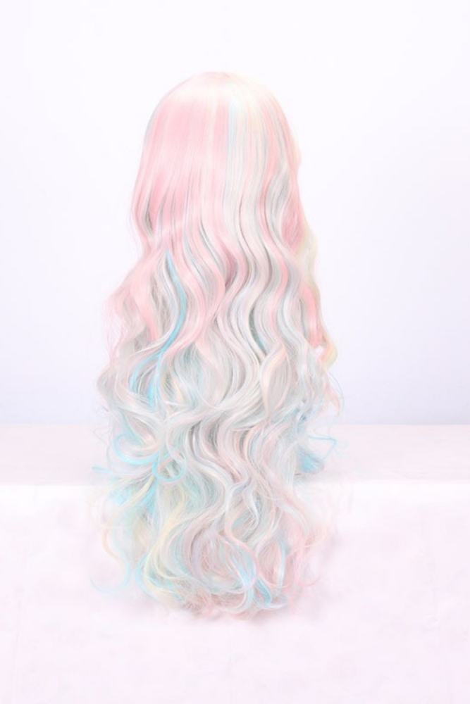 Lovely Multicolor Highlighted Lolita Long Curls Wig
