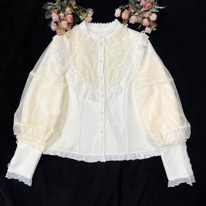 ~Pride and Prejudice~ Lolita Leg-of-mutton Sleeves Blouse