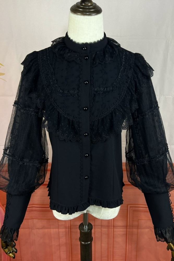 ~Pride and Prejudice~ Lolita Leg-of-mutton Sleeves Blouse