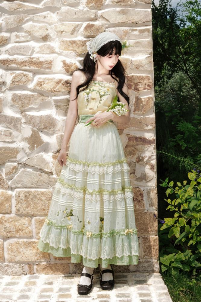 Shyp~Lily of the Valley~ Hanfu Top + Coat + Skirt