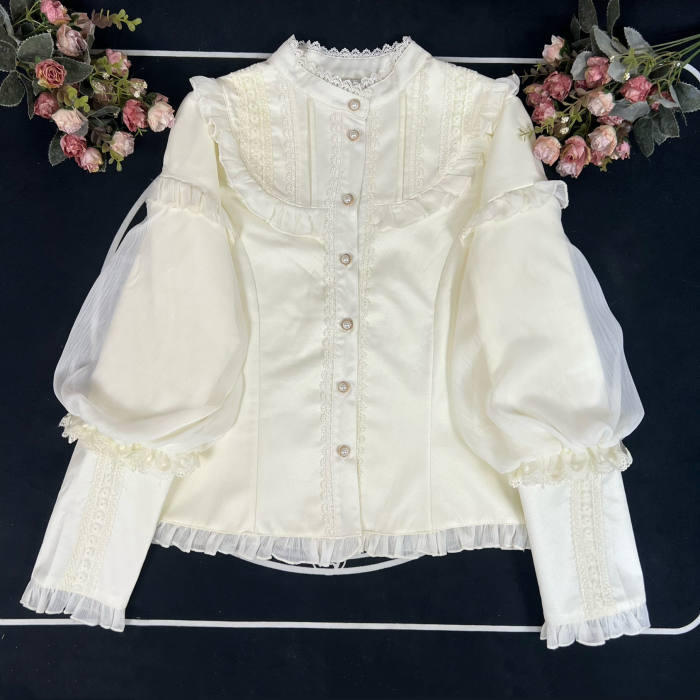 ~Pride and Prejudice~ Lolita Leg-of-mutton Sleeves Blouse
