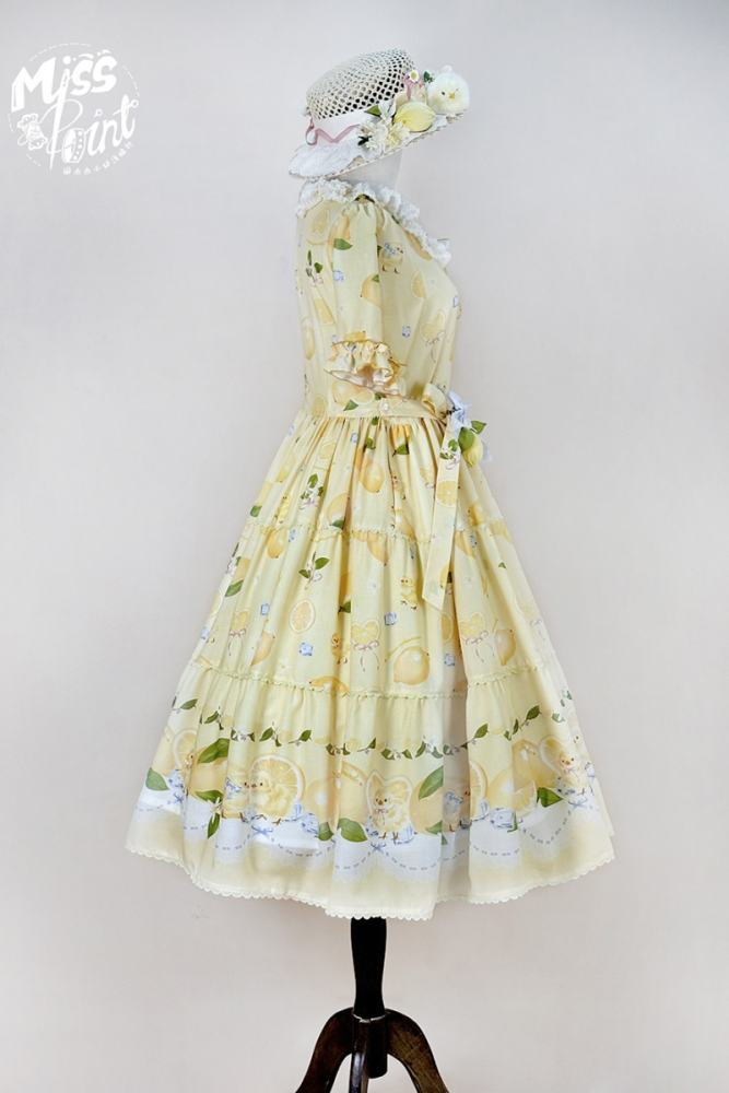 Miss Point Lemon Chicks Spring Summer Lolita One Piece Dress