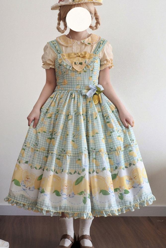 Miss Point Lemon Chicks Spring Summer Lolita JSK