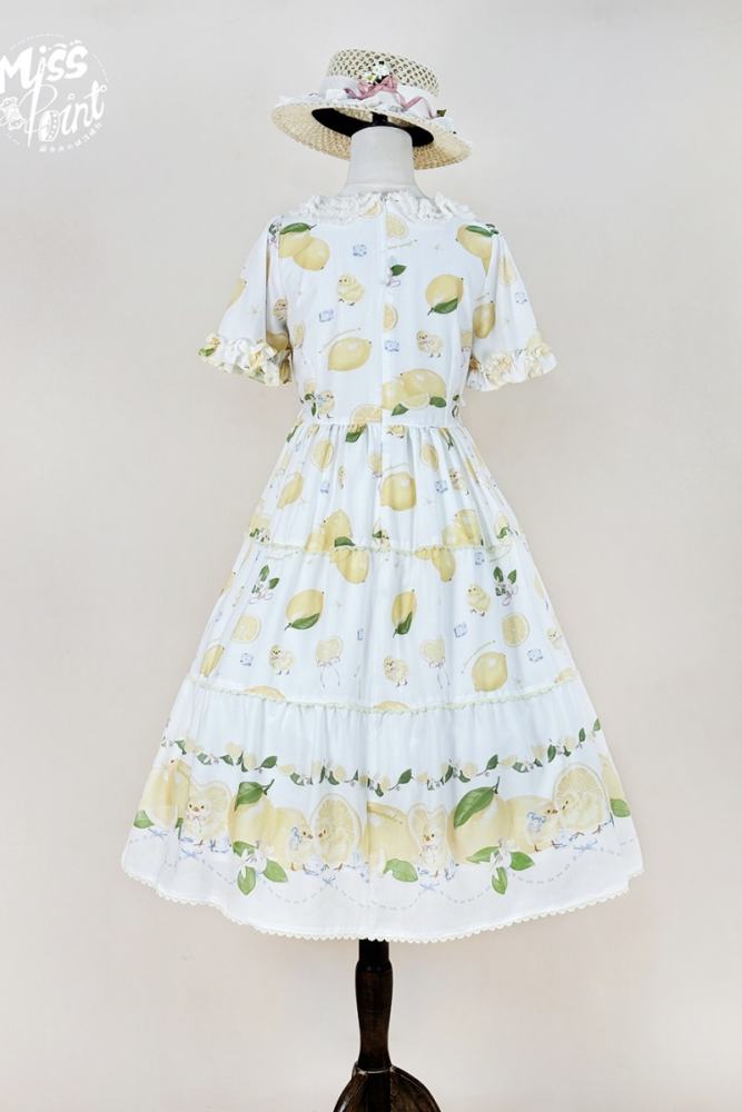 Miss Point Lemon Chicks Spring Summer Lolita One Piece Dress