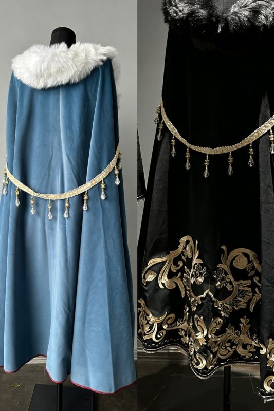 Your Highness Sword and Rose Retro ~Ouji Lolita~ Gorgeous Cape Blouse Pants and Coat