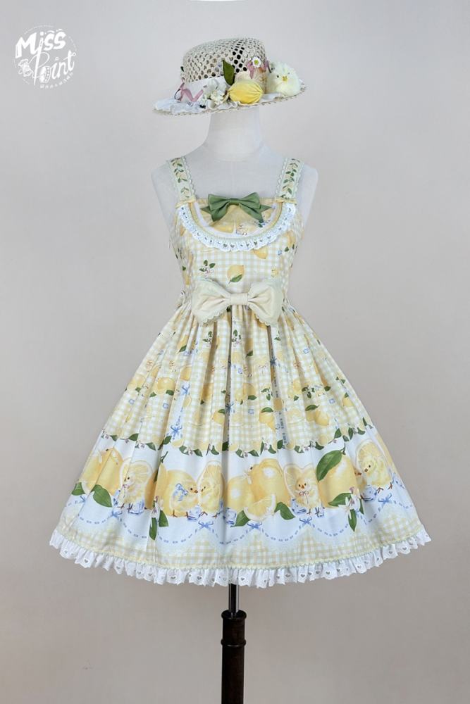Miss Point Lemon Chicks Spring Summer Lolita JSK