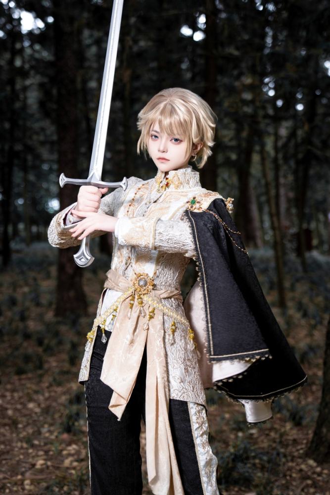 Your Highness Sword and Rose Retro ~Ouji Lolita~ Gorgeous Cape Blouse Pants and Coat