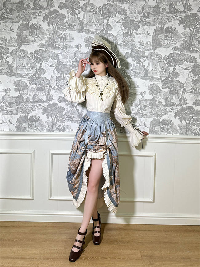 Alice Girl Nautical Treasure Hunt Guide Lolita Skirt