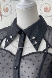Alice Girl ~Frivolous Lola Lolita Blouse -Pre-order Black Size XS - In Stock