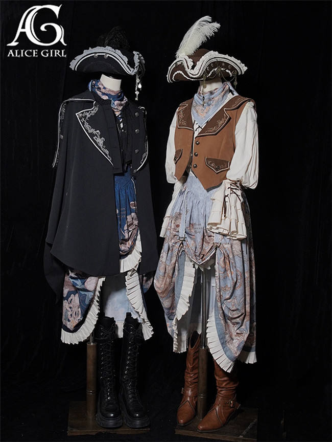 Alice Girl Nautical Treasure Hunt Guide Lolita Skirt